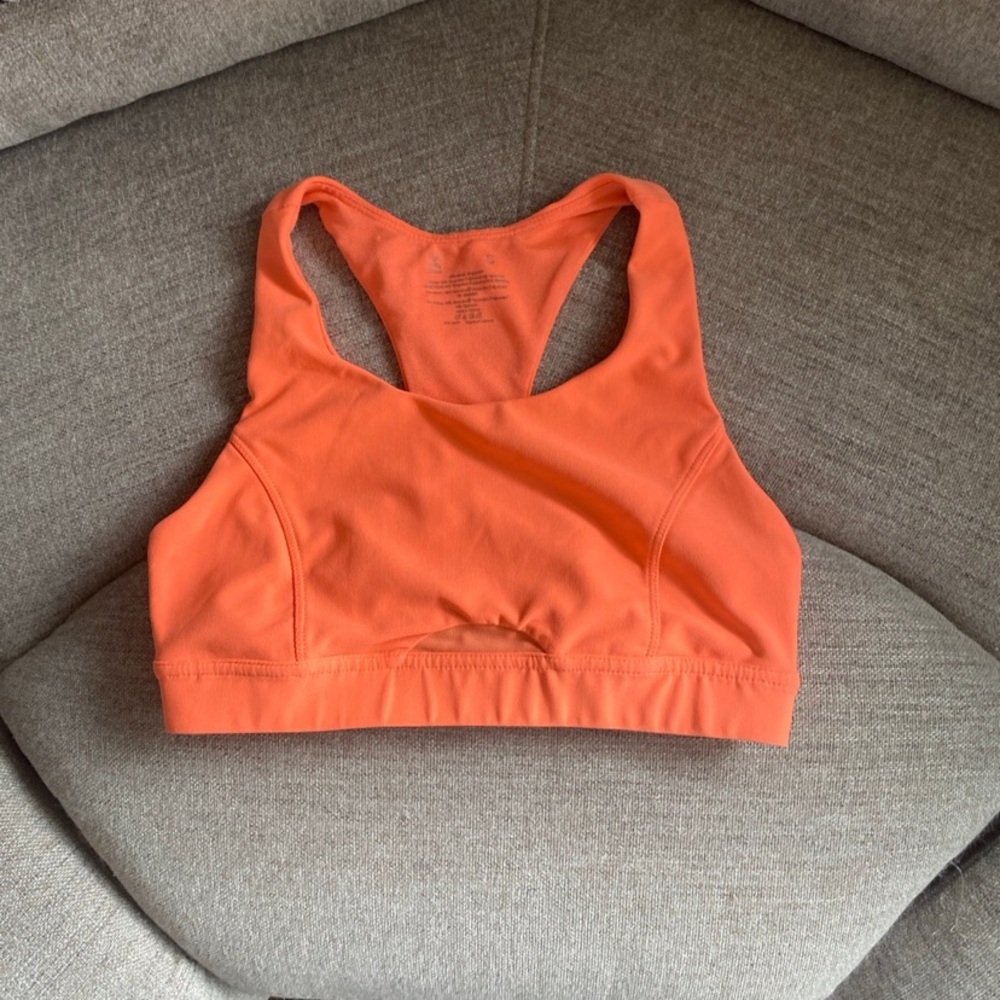 Women's Orange Sports Bra